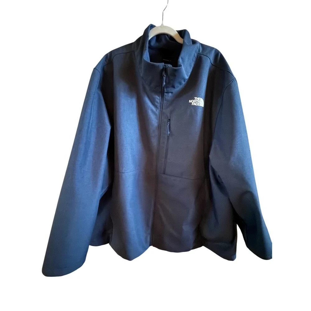 The North Face Men's Sz 4X Apex Bionic 3 Jacket Summit Navy Water Wind Resistant